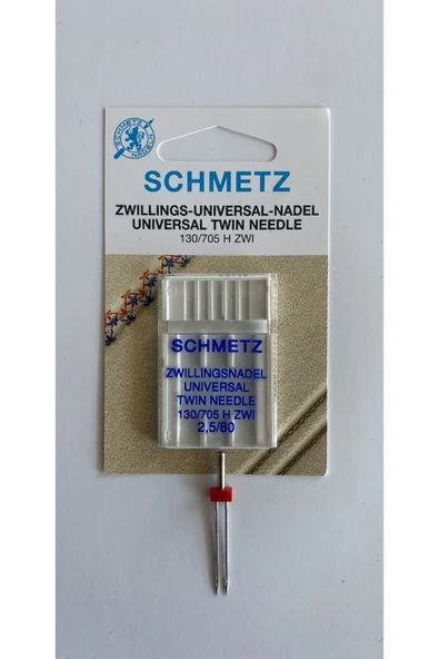 SCHMETZ Çift Iğne 2,5 Mm. 80/12 Numara ürün görseli 1