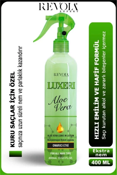REVOLA,Expert Luxeri Onarıcı Etki Fön Suyu 400 Ml Aloe Vera ürün görseli 1