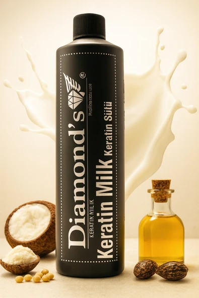 DİAMONDS,Diamond’s Keratin Milk – Keratin Sütü 1000 ml | Saç Onarım ve Besleyici Bakım ürün görseli 1