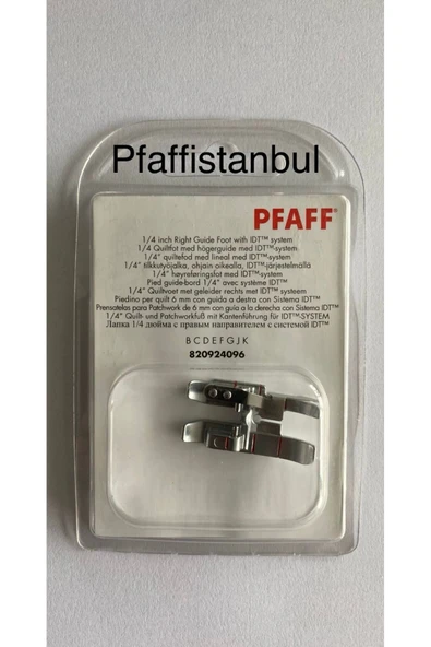 Pfaff 1/4 Inçlik Sağ Kılavuz Ayağı 820924096 ürün görseli 1