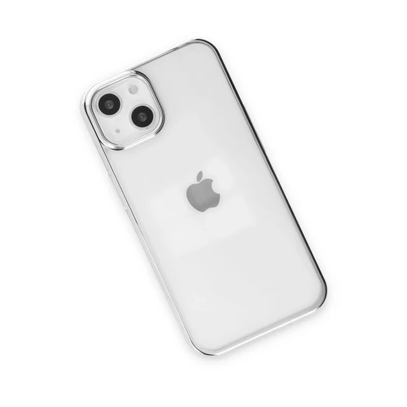 İphone 14 Plus Kılıf Element Silikon - Gümüş - Resim 3