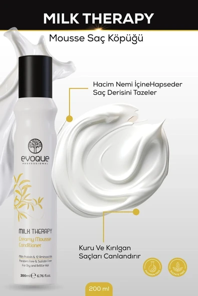 MADAME CANDY,Milk Therapy Bakım Köpüğü 200 ml. ürün görseli 1