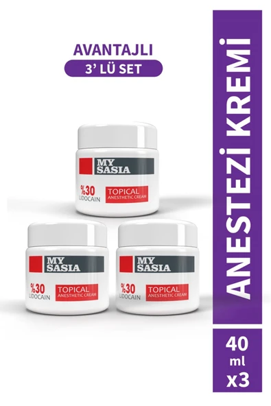MY SASİA,Anestezi Kremi 3'lü Avantajlı ürün görseli 1