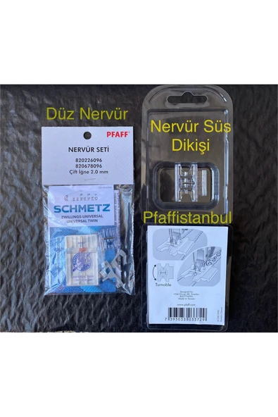 Pfaff DÜZ NERVÜR VE NERVÜR SÜS DİKİŞ SETİ - YENİ MODELLER İÇİN ürün görseli 1