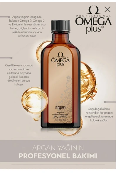 OMEGALİFE,Omega Argan Yağı 95ml ürün görseli 1