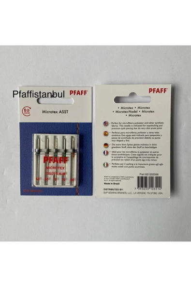 Pfaff Sıkı Dokuma Kumaş Iğnesi (polyester, Ipek...) (1 Paket=5 Adet) (821202096) ürün görseli 1