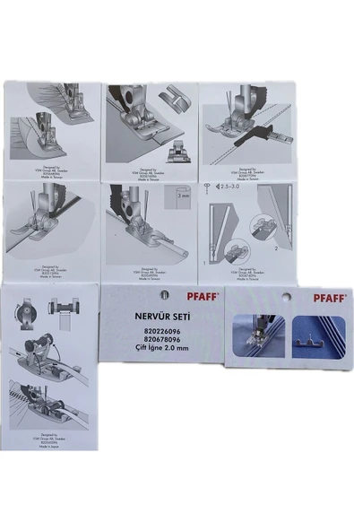 Pfaff 8'Lİ AYAK SETİ - Resim 2