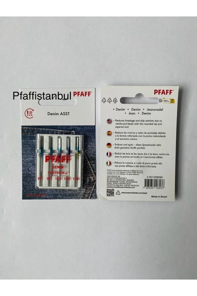 Pfaff Kot Iğnesi (karışık) (1 Paket=5 Adet) (821208096) ürün görseli 1