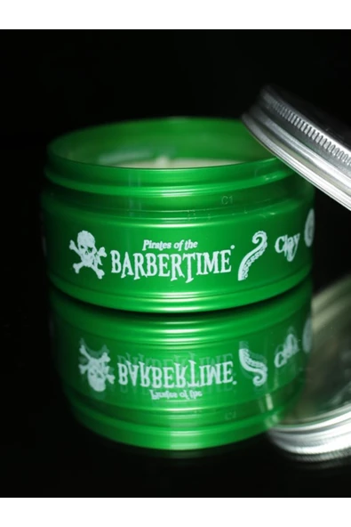 BARBERTİME,Clay Matte (MAT) Pomade Wax - 150 ml - No:6 - Resim 7