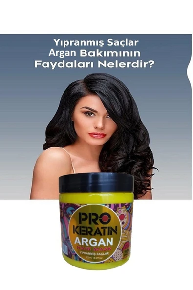 ASYALI,Pro Keratin Argan Saç Maskesi ( Yıpranmış Saçlar ) 500 Ml ürün görseli 1