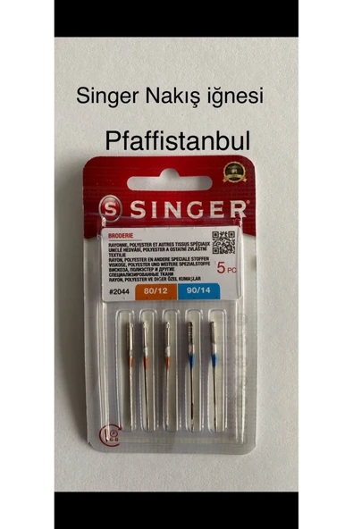 SİNGER Nakış Iğnesi Karışık kalınlık ürün görseli 1