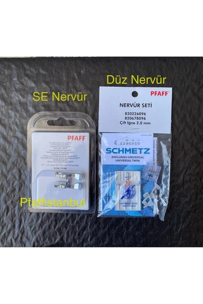 Pfaff DÜZ NERVÜR VE SE NERVÜR DİKİŞ SETİ - YENİ MODELLER İÇİN ürün görseli 1
