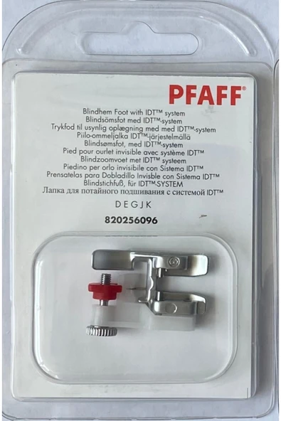 Pfaff GİZLİ DİKİŞ VE OVERLOK AYAĞI  820256096  UYUMLU MODELLER İÇİN AÇIKLAMA KISMINA BAKINIZ. ürün görseli 1