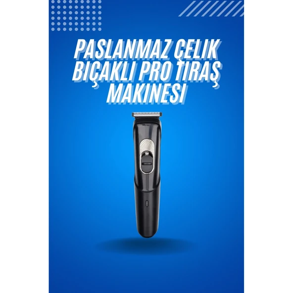 Ense Kesme Makinesi Şarjlı Saç Sakal Tıraş Makinesi Taşınabilir ürün görseli 1