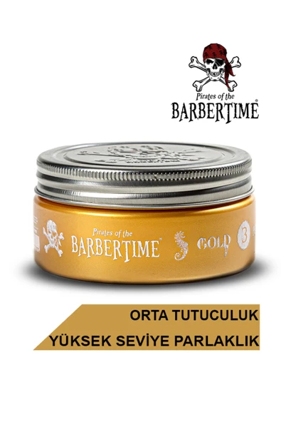 BARBERTİME,Gold Pomade Wax - 150 ml - No:3 ürün görseli 1