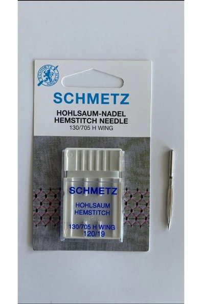 SCHMETZ Kanatlı ( Wing ) Iğne 120/19 Numara - Resim 2
