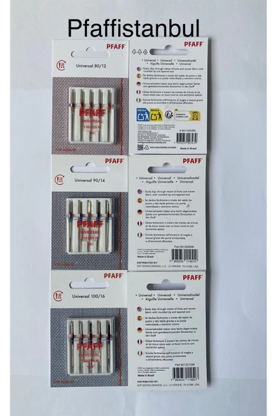 Pfaff Standart Iğne Seti 3'lü ürün görseli 1
