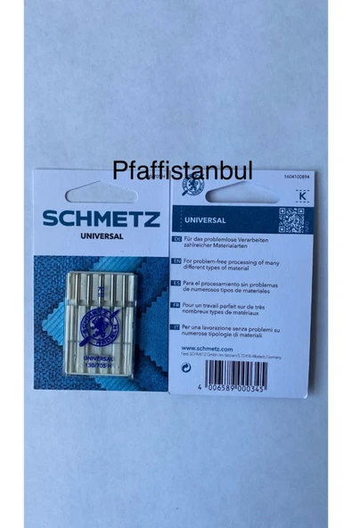 SCHMETZ Standart Iğne 70/10 Numara ürün görseli 1