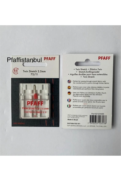 Pfaff Çift Iğne Strech 2.5 Mm. 75/11 Numara ürün görseli 1