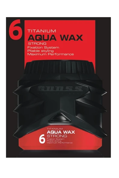 GUTSS,Şekillendirici Titanyum Aqua Wax 6 No 150 ml ürün görseli 1
