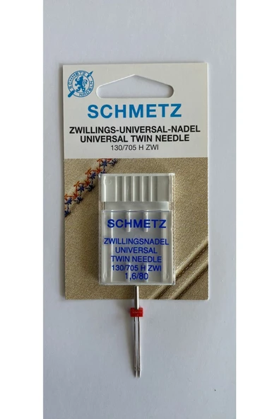SCHMETZ Çift Iğne 1,6 Mm. 80/12 Numara ürün görseli 1