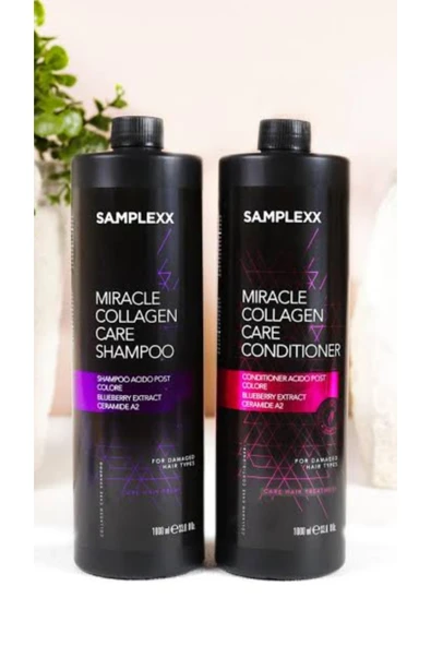 SAMPLE,Samplex Collagen Shampoo ve Krem 1000ml Set ürün görseli 1