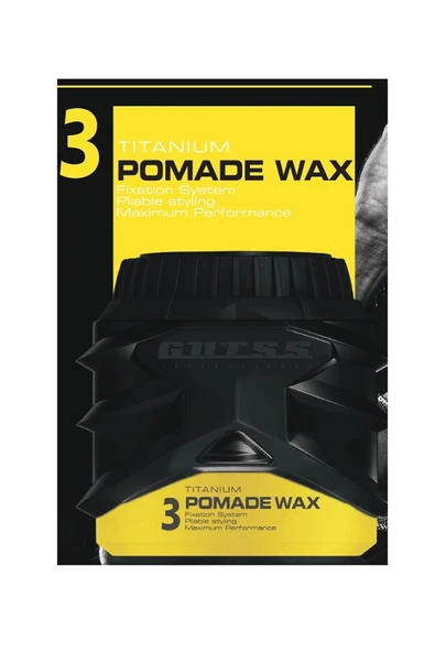 GUTSS,Şekillendirici Titanyum Pomade Wax 3 No 150 ml ürün görseli 1