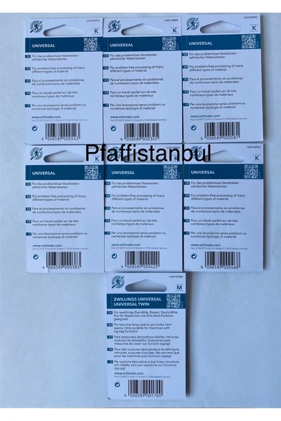 SCHMETZ Standart Iğne & Çift Iğne Seti 7'li - Resim 2