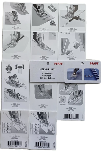 Pfaff 12'Lİ AYAK SETİ - Resim 2