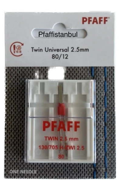 Pfaff Çift Iğne 2.5mm. 80/12 821203096 - Resim 2