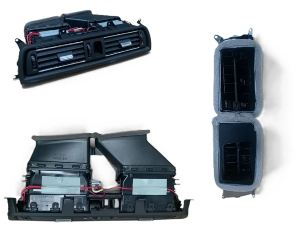 BMW F10 +LCI F18 Klima Kalorifer Izgarası Ön Orta Kromlu 64229209136 ürün görseli 1