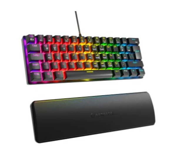 Rampage ALLY K11 Siyah Rainbow Q Gaming Oyuncu Klavye Bilek Destekli Blue Switch ürün görseli 1