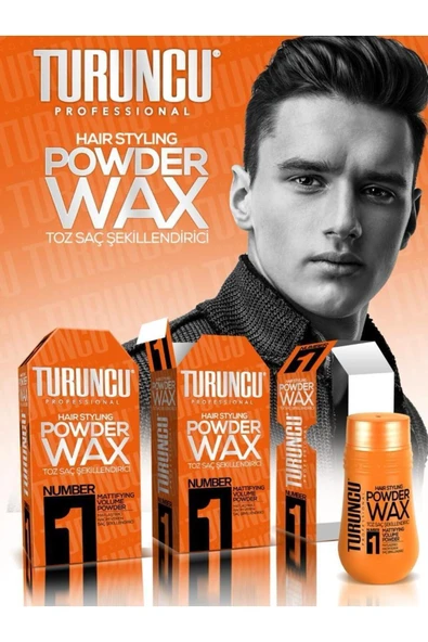 ZİBA KOZMETİK,TURUNCU TOZ WAX ürün görseli 1
