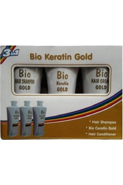 BİO,3'lü Gold Keratin Set - Resim 2