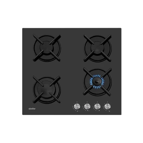 Simfer 3031 4g Cam Set Üstü Doğalgazlı Ocak ürün görseli 1