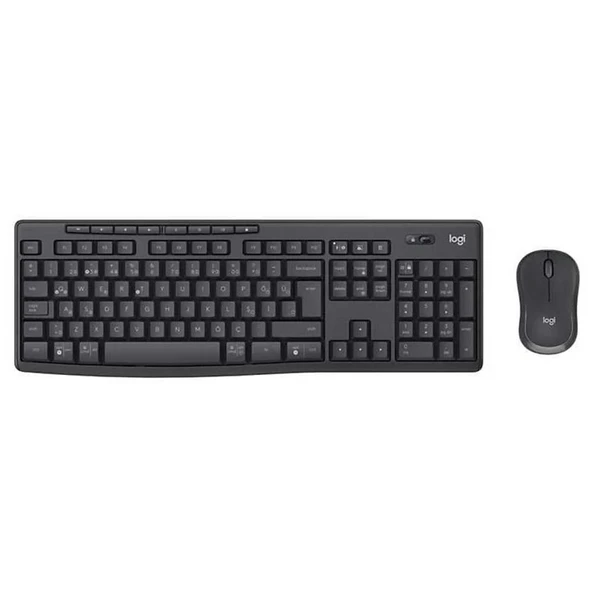 LOGITECH MK370 Q Türkçe Kablosuz Siyah Kurumsal Klavye+ Mouse ürün görseli 1