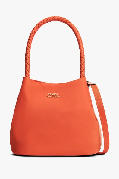 TH MARINA BUCKET NYLON Kadın Turuncu Çanta - AW0AW18831 ürün görseli 1