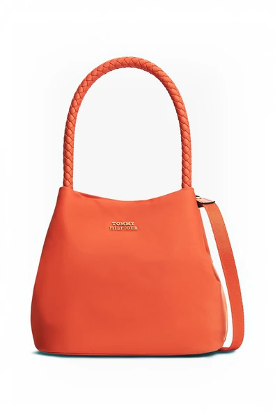 TH MARINA BUCKET NYLON Kadın Turuncu Çanta - AW0AW18831 ürün görseli 1