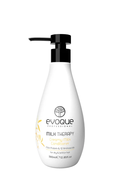 EVOQUE PROFESSİONAL,MİLK THERAPY SAÇ BAKIM KREMİ CANLANDIRICI VE NEMLENDİRİCİ 380 ML ürün görseli 1
