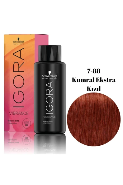 IGORA,Vibrance Boya 60ml. 7-88 Kumral Ekstra Kızıl ürün görseli 1