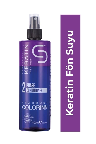 STARDUST,Colorinn Keratin Içerikli Çift Fazlı Fön Suyu 400 ml ürün görseli 1
