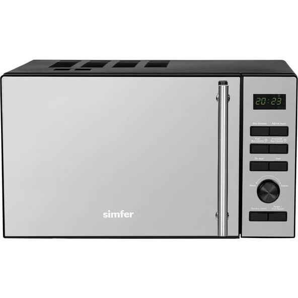 Simfer Sk 4607 23 Lt Kapasiteli Flotal Cam Mikrodalga Fırın 900 W Güçlü Dijital Kontrol Özellikleriyle ürün görseli 1