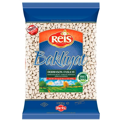 Reis Fasulye 1Kg Dermason 4Ad (4'li Paket) ürün görseli 1