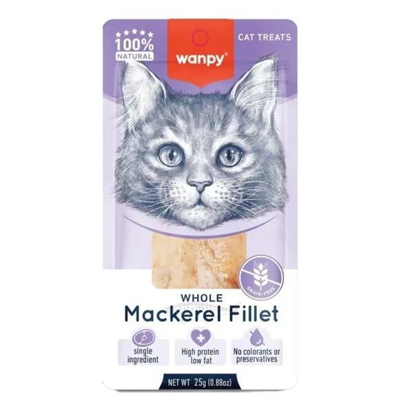 Wanpy Uskumru Fileto Kedi Ödülü 25 gr ürün görseli 1