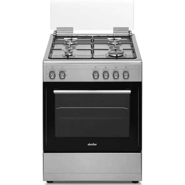 Simfer 1245 A Enerji Sınıfı 62 lt 4 Gözü Gazlı Grill Fonksiyonlu Tamboy Fırın ürün görseli 1