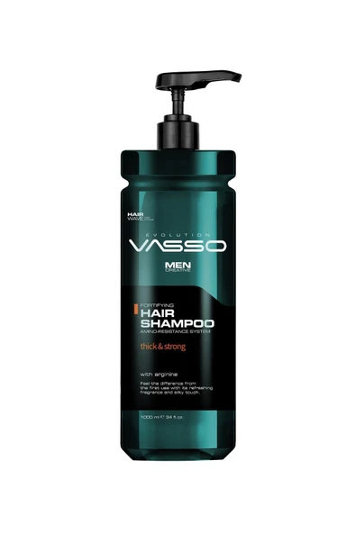 VASSO MEN,Profesyonel Erkek Şampuanı Arjinin İçeren Amino Resistance 1000 ml ürün görseli 1