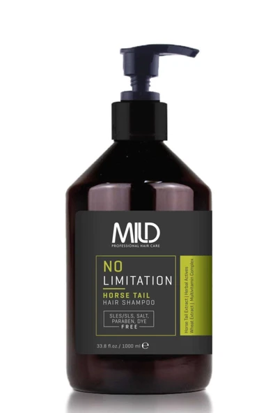 MİLD PROFESSİONAL,Mild Horse Tail Shampoo(AT KUYRUĞU EKSTRAKTI) 1000ml ürün görseli 1