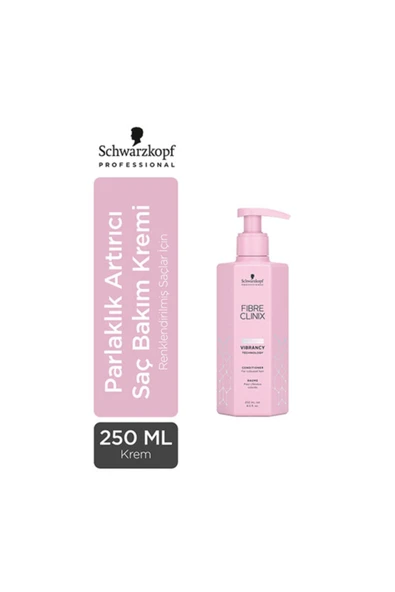 FİBRE CLİNİX,Vibrancy Parlaklık Artırıcı Saç Bakım Kremi 250ml ürün görseli 1