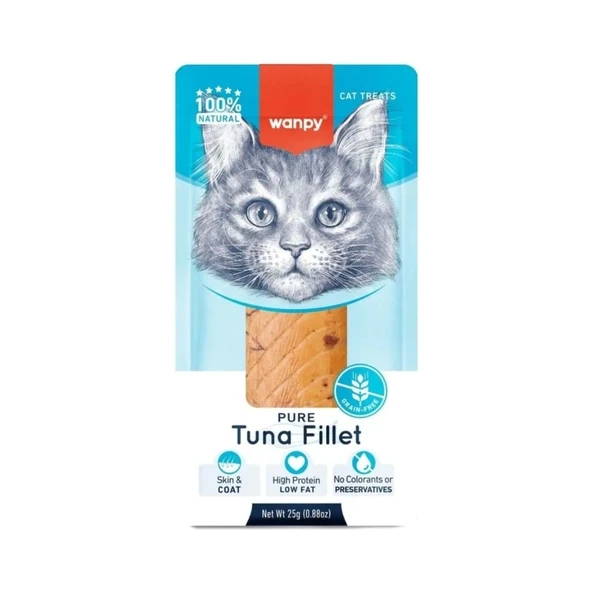 Wanpy Ton Balığı Fileto Kedi Ödülü 25 gr ürün görseli 1
