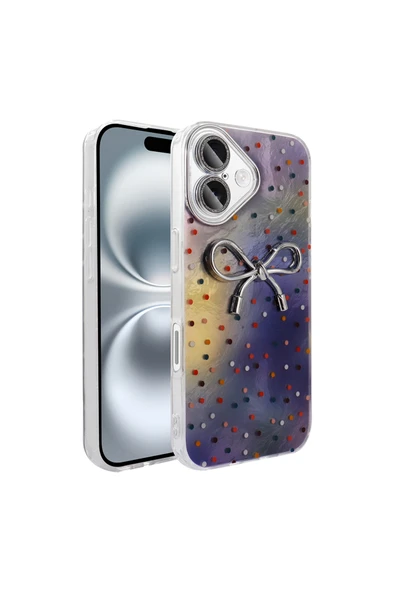 iPhone 16 Plus Kılıf Kamera Korumalı Figürlü Zore Ponti Silikon Kapak ürün görseli 1